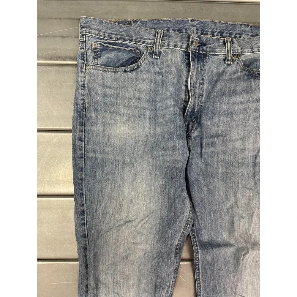 Levis 514 Jeans Mens‎ 38X32 Blue Medium Wash Denim Slim Straight 100% Cotton